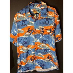 Dixxon Summer Shirt Alotta Aloha Short Sleeve Hawaii Surfing Button Mens XL